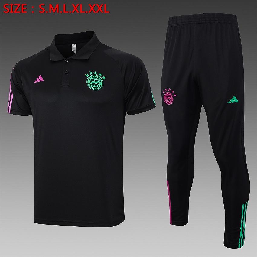 AAA Quality Bayern Munich 23/24 Black/Green Training Kit Jersey